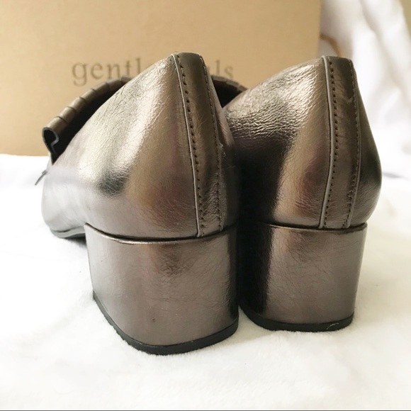 Bronze Tassel Leather Loafer Gentle Souls Size 8 - Picture 6 of 7